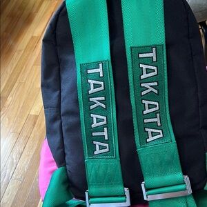 Green and Black Durable Backpack Collection